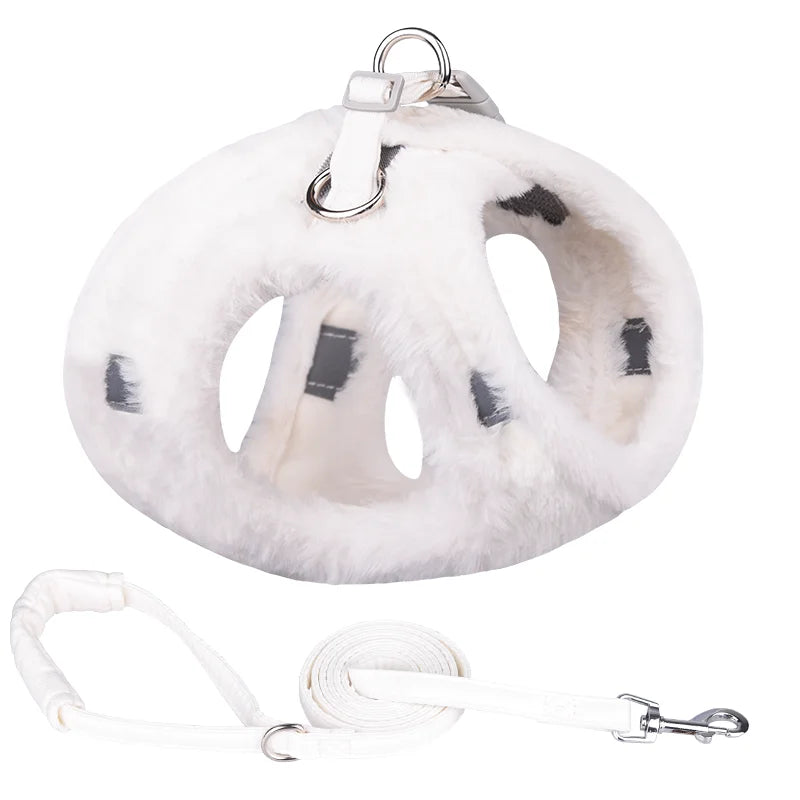 Fluffy Harness Leash Set