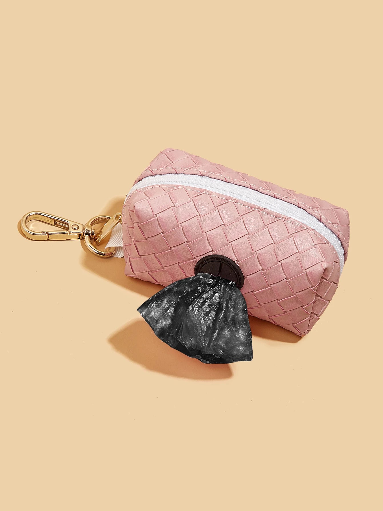 Stylish PU Leather Dog Poop Bag Holder