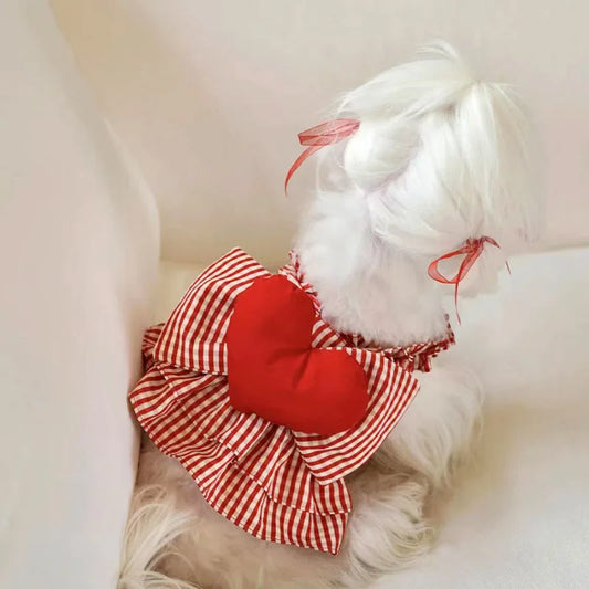 Heart Plaid Dress