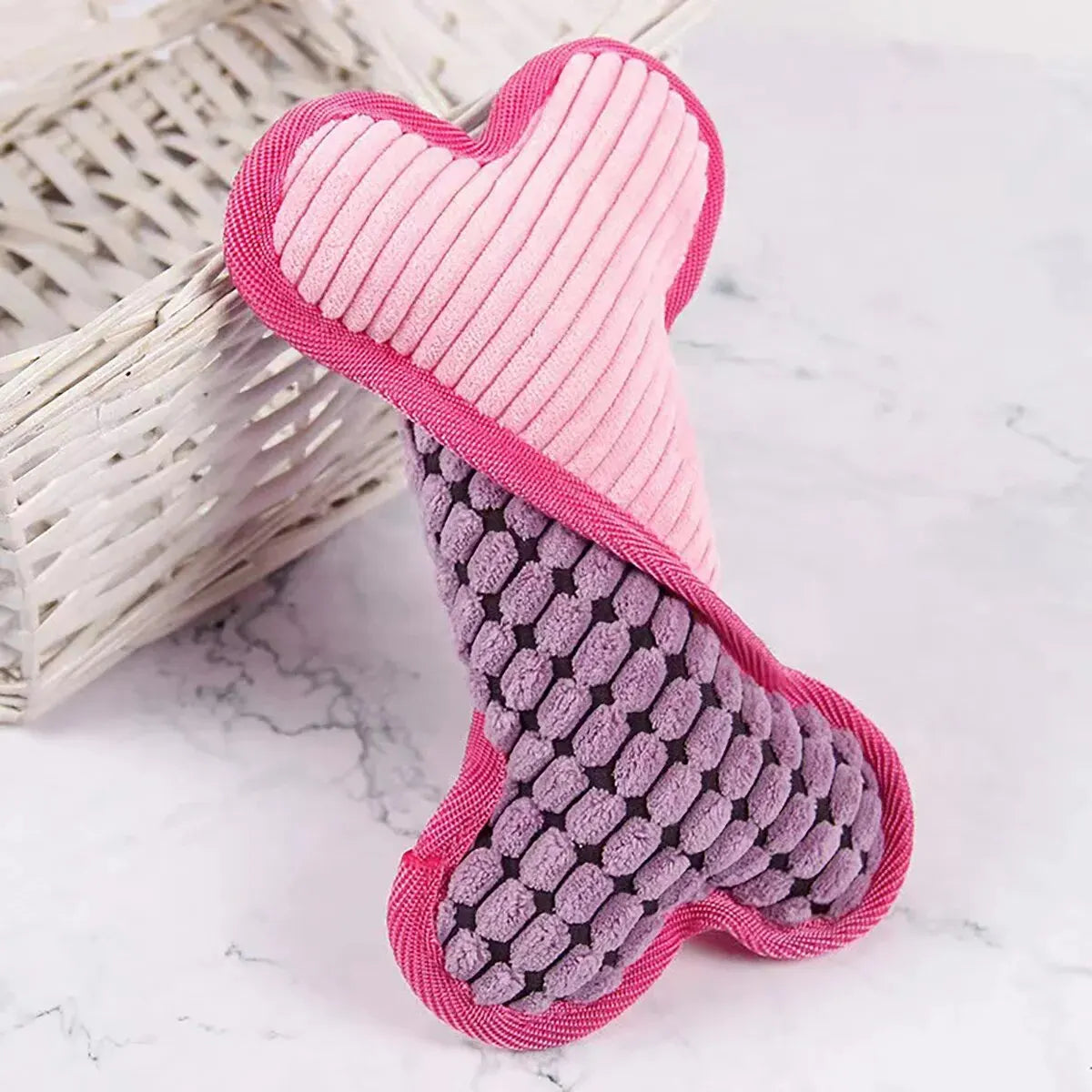 FuzzyFun Bone Squeak Toy