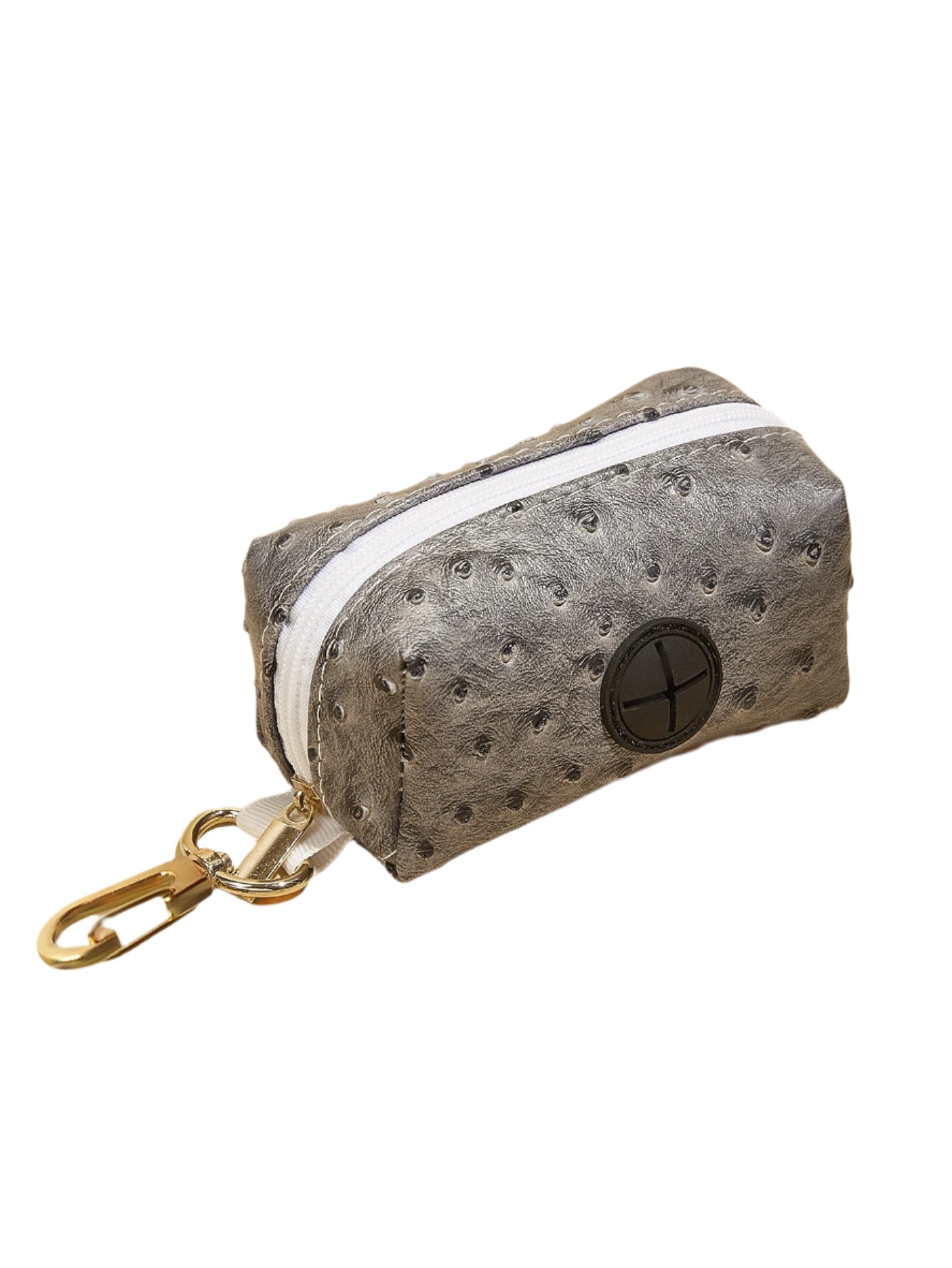 Premium Faux Leather Poop Bag Holder