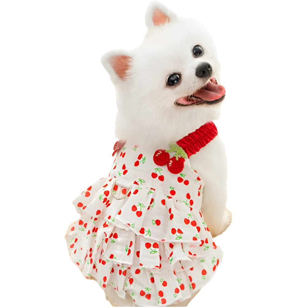 Cherry Print Summer Dress