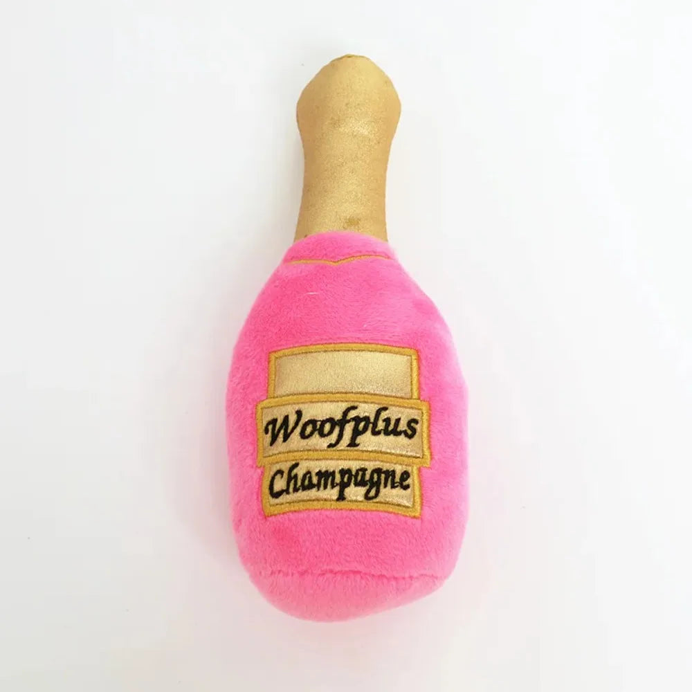 WoofFizz Champagne Plush Toy