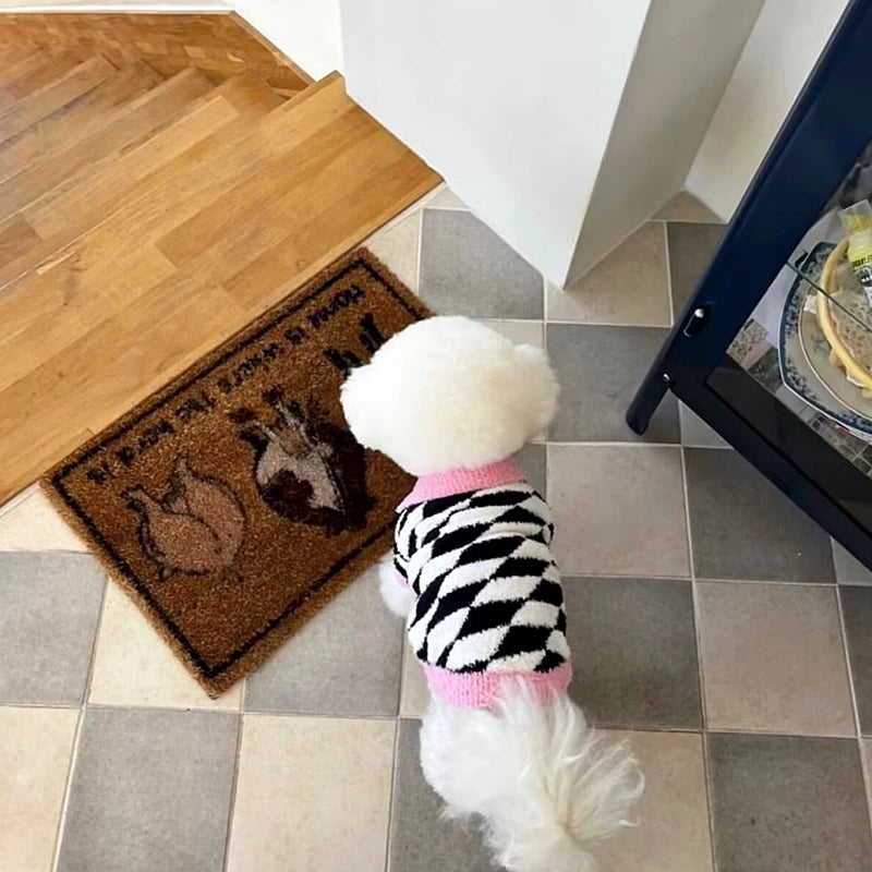 The Pink Diamond Collar Sweater