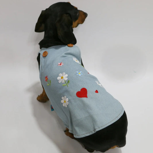 The Denim Blossom Dress LB