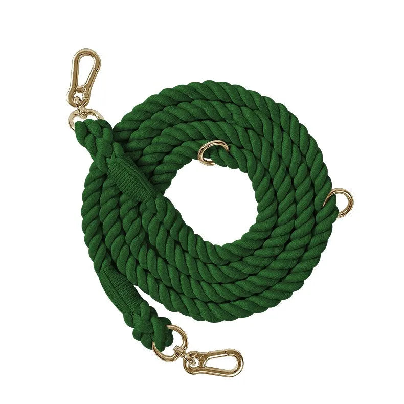 Handmade Rainbow Rope Leash