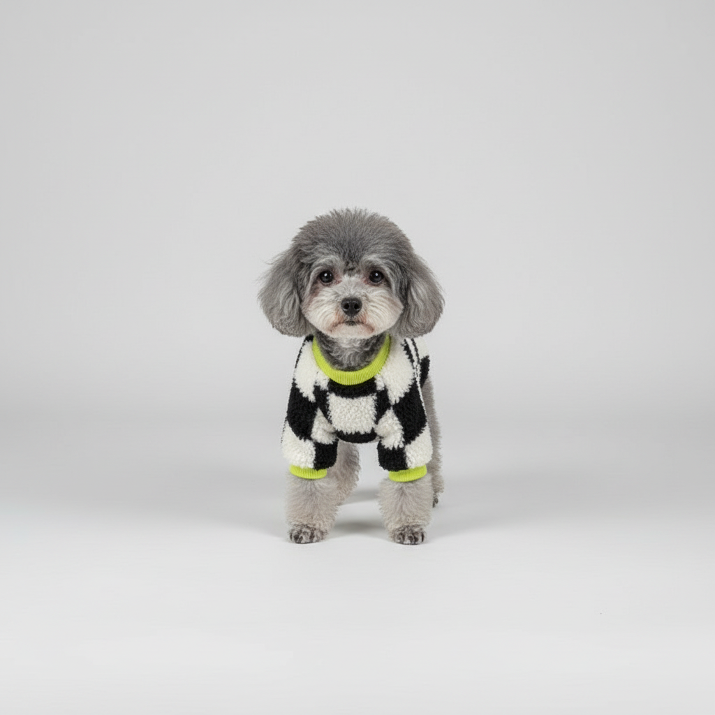 The Neon Check Snuggle Sweater