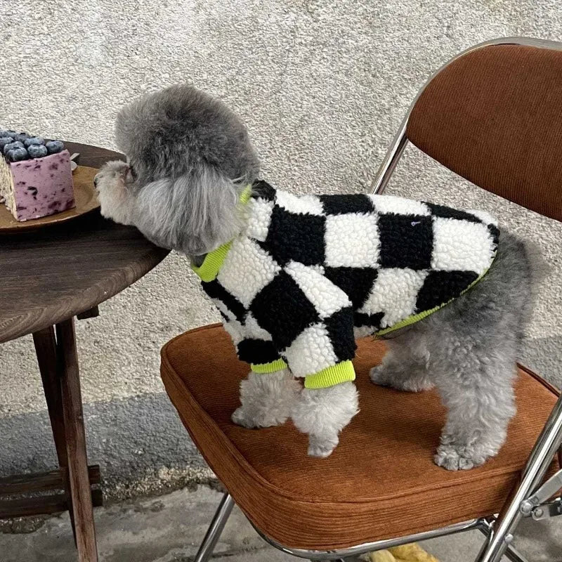 The Neon Check Snuggle Sweater