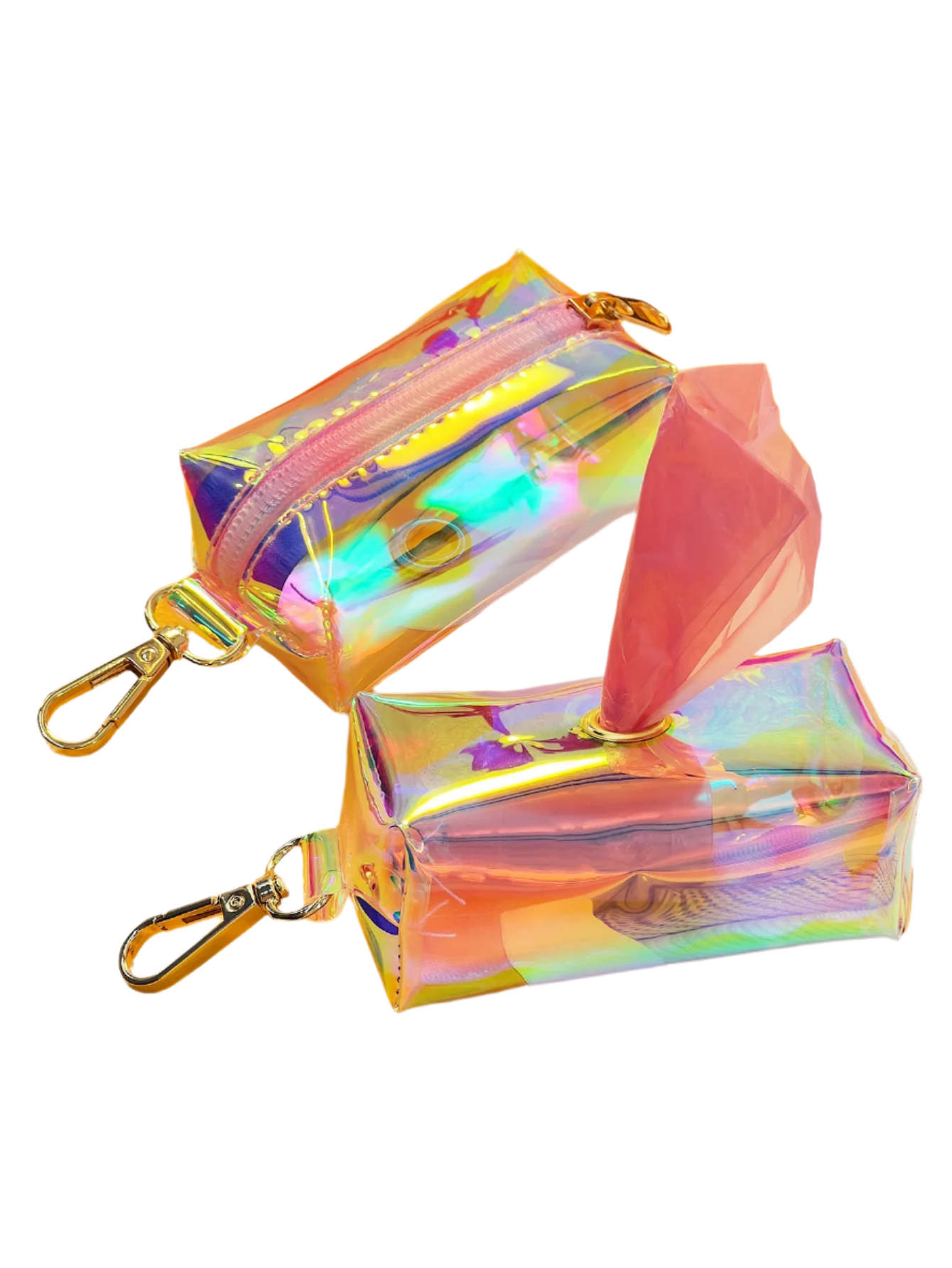 Rainbow Iridescent Waste Bag Holder
