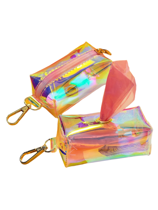 Rainbow Iridescent Waste Bag Holder