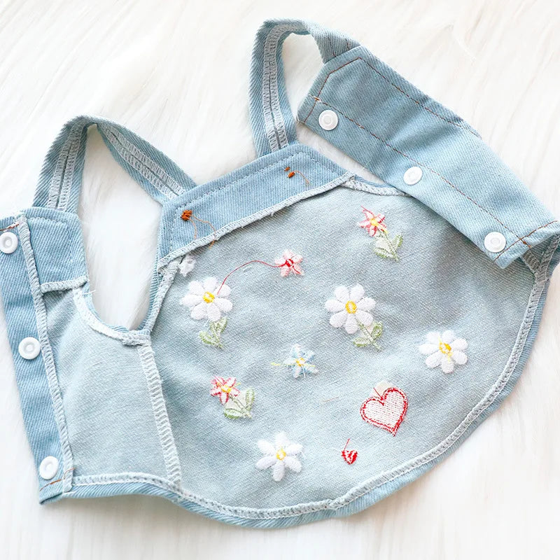 The Denim Blossom Dress