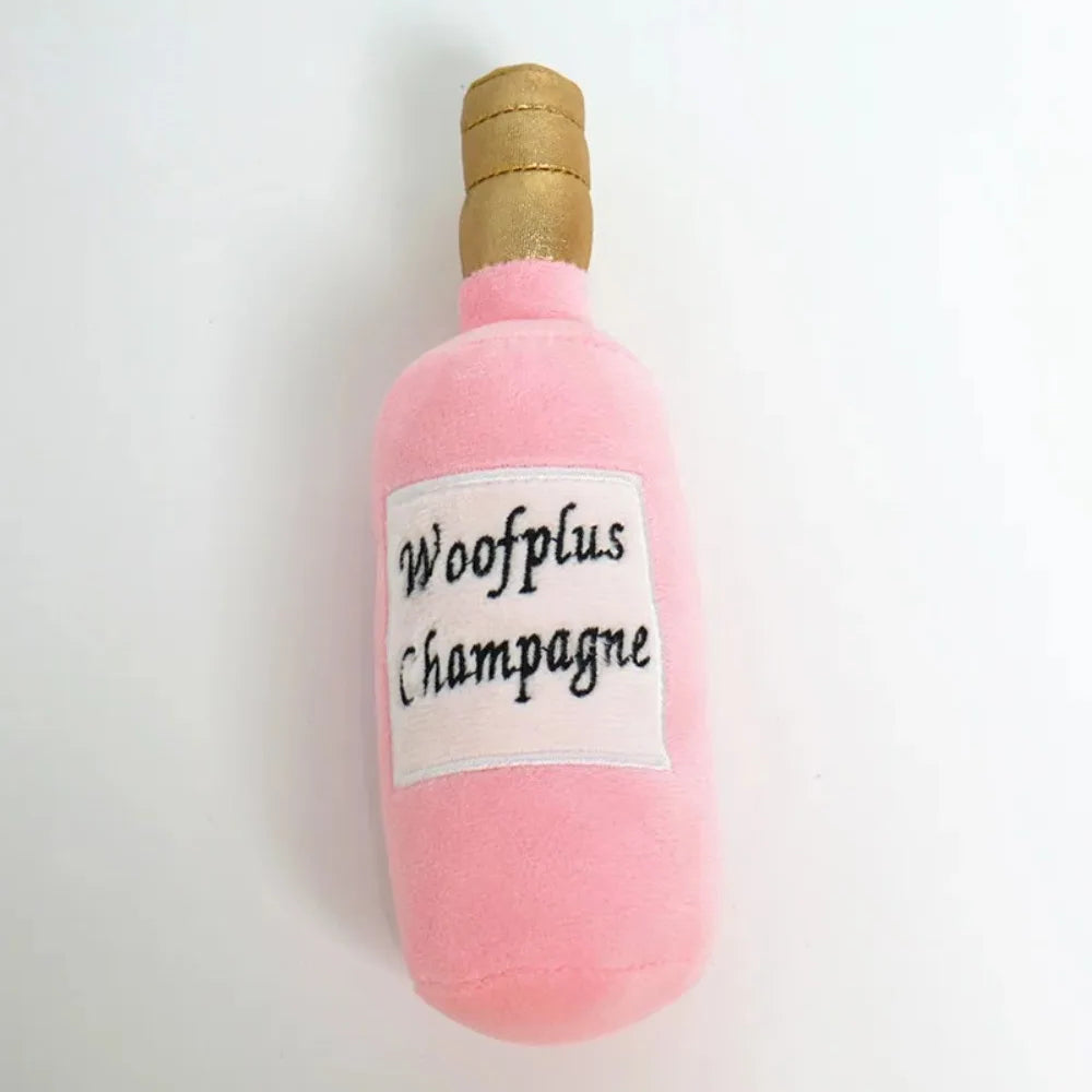 WoofFizz Champagne Plush Toy