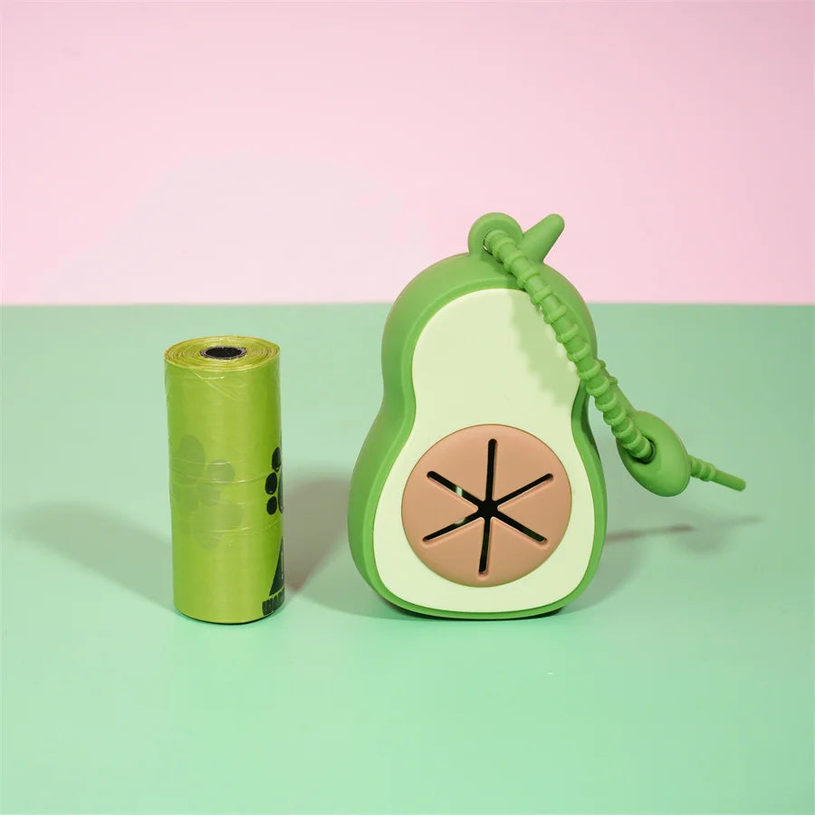 Avocado-Shaped Dog Waste Bag Dispenser