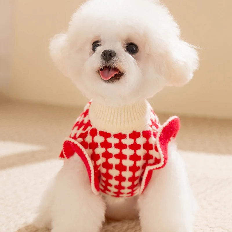 The Cherry Check Sweater