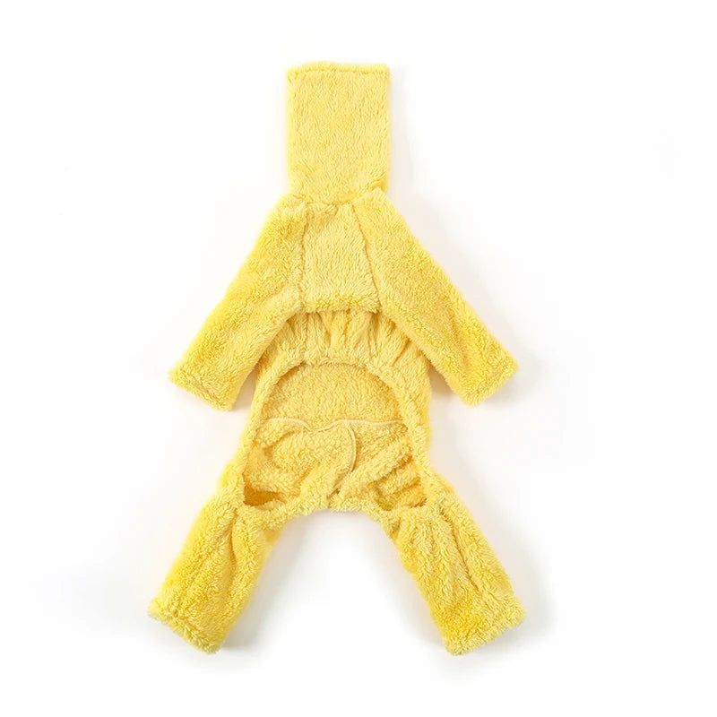Soft High Collar Dog Full Body Coat