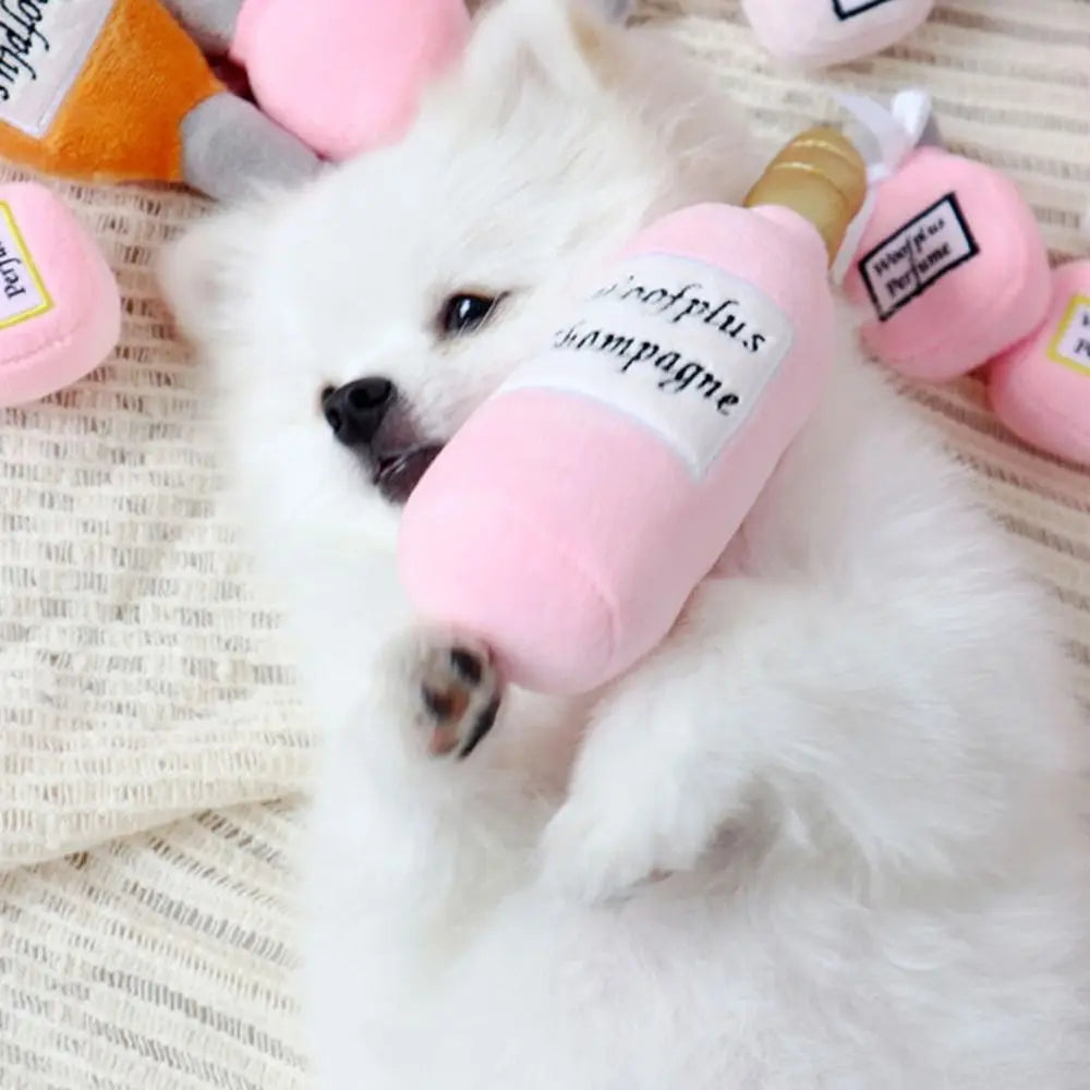 WoofFizz Champagne Plush Toy