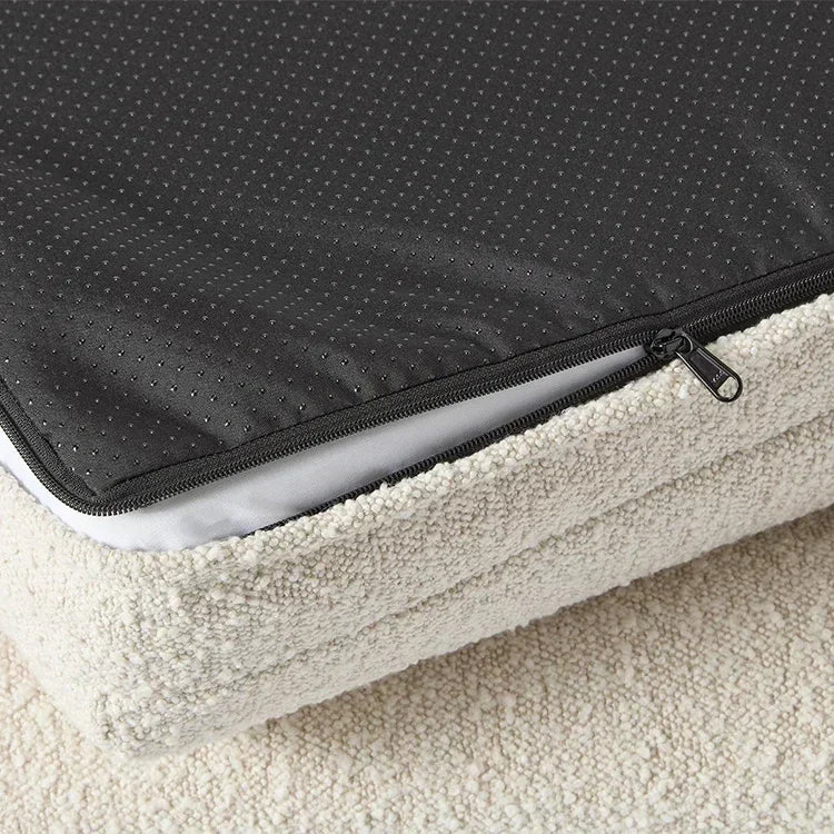Luxury Memory Foam Boucle Dog Bed
