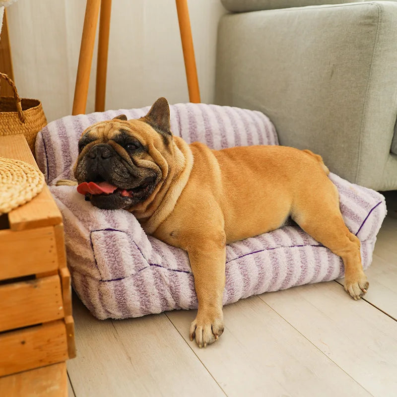 CozyLuxe Striped Lounger