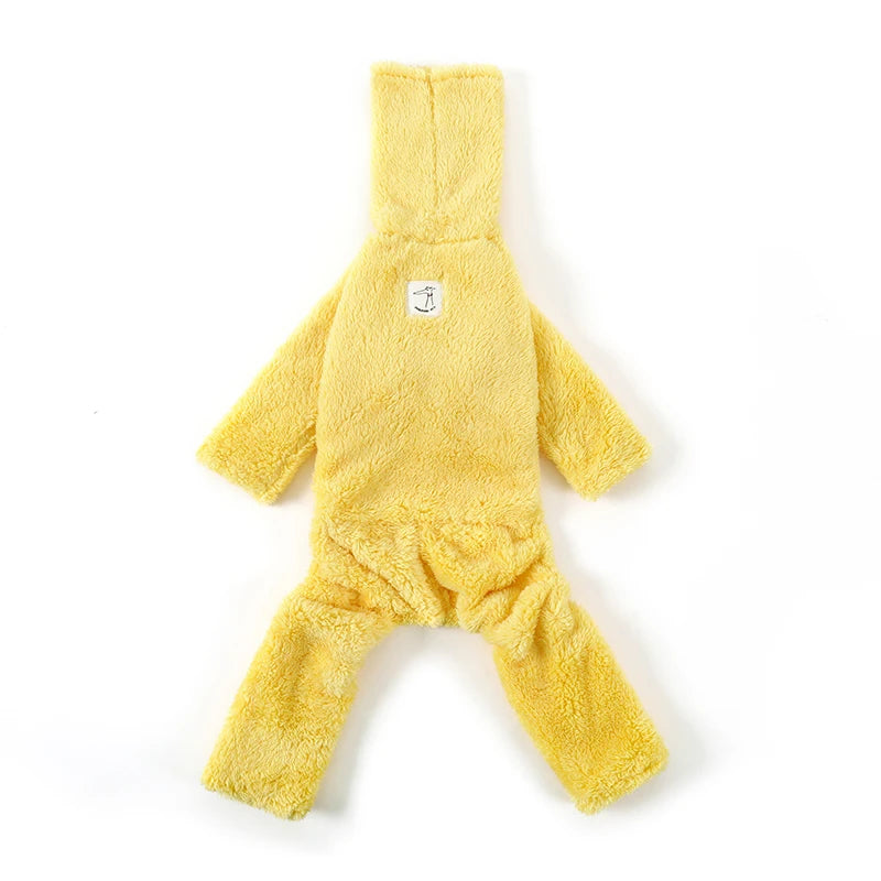 Soft High Collar Dog Full Body Coat