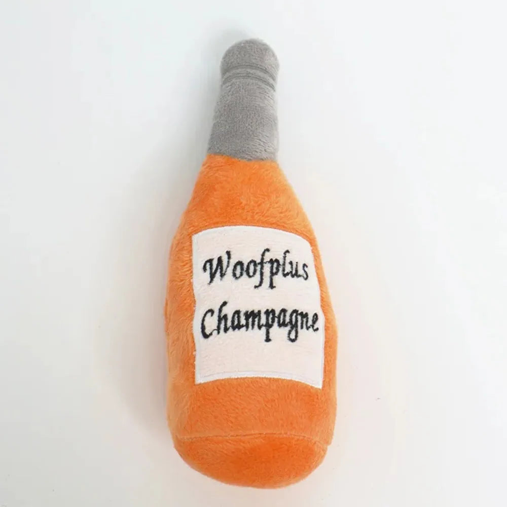 WoofFizz Champagne Plush Toy