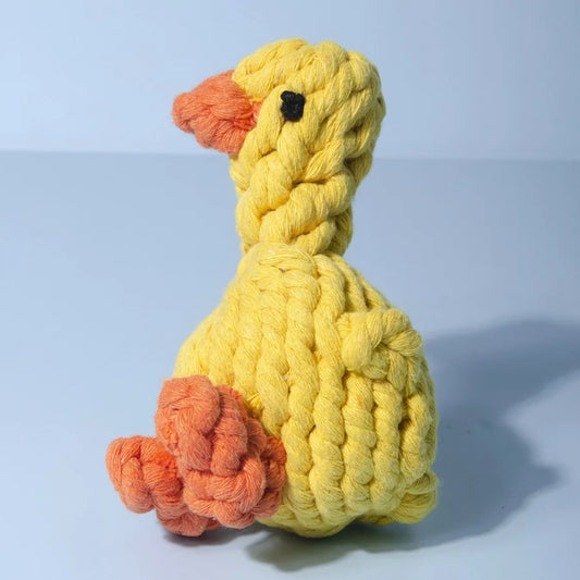 Duck Plush Knot Toy