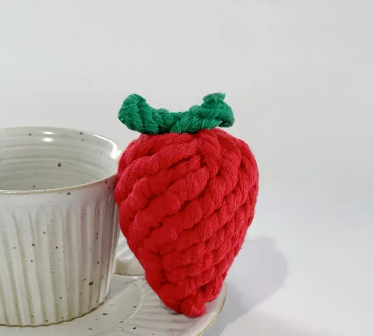 Cotton Rope Fruit Toys