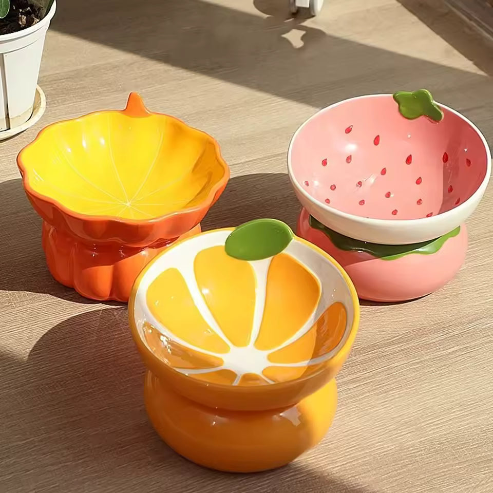 Ceramic Elevated Fruit Bowl