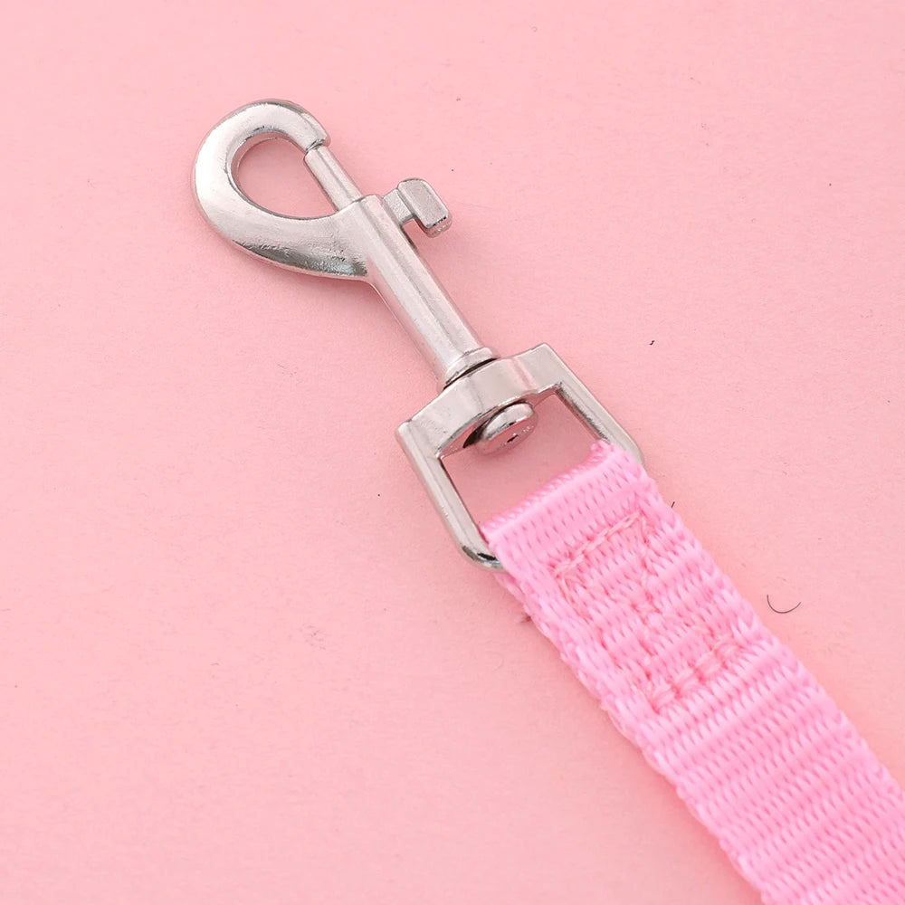 Rainbow Pom-Pom Dog Harness & Leash Set