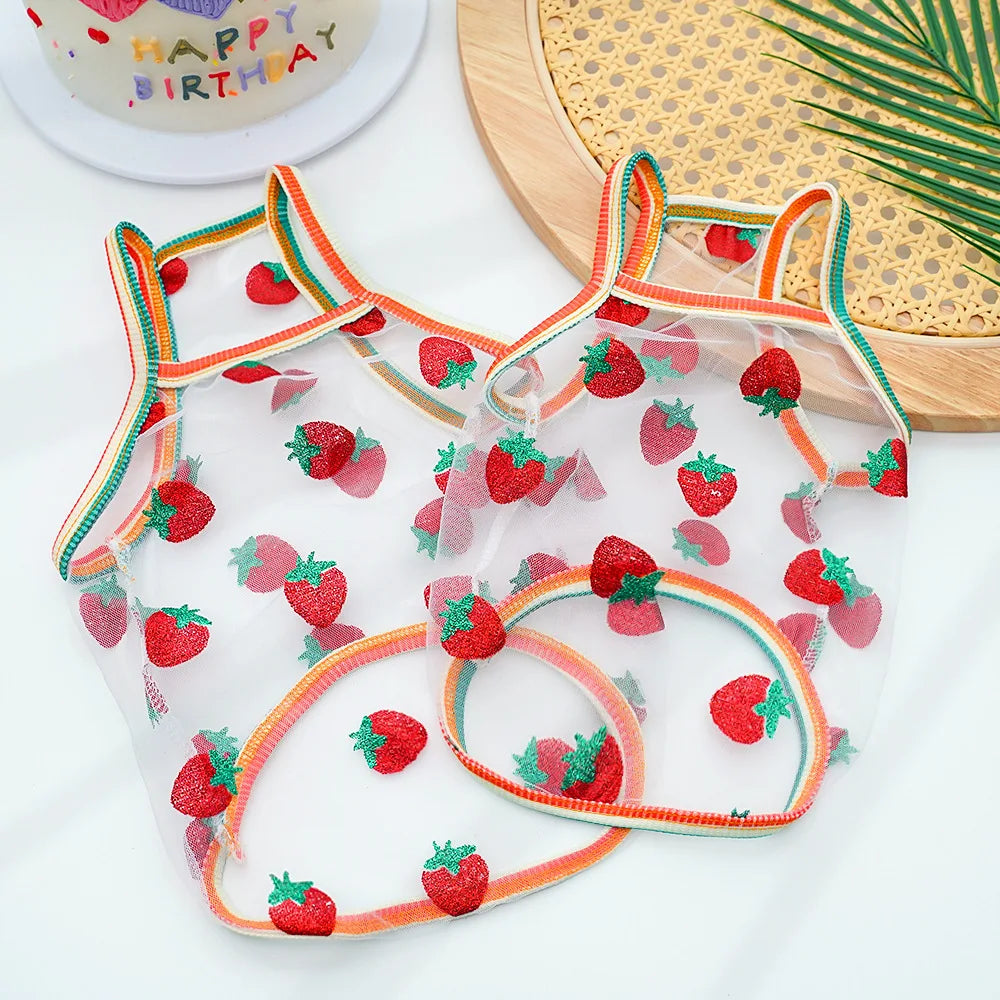 Colorful Mesh Printed Tank Top