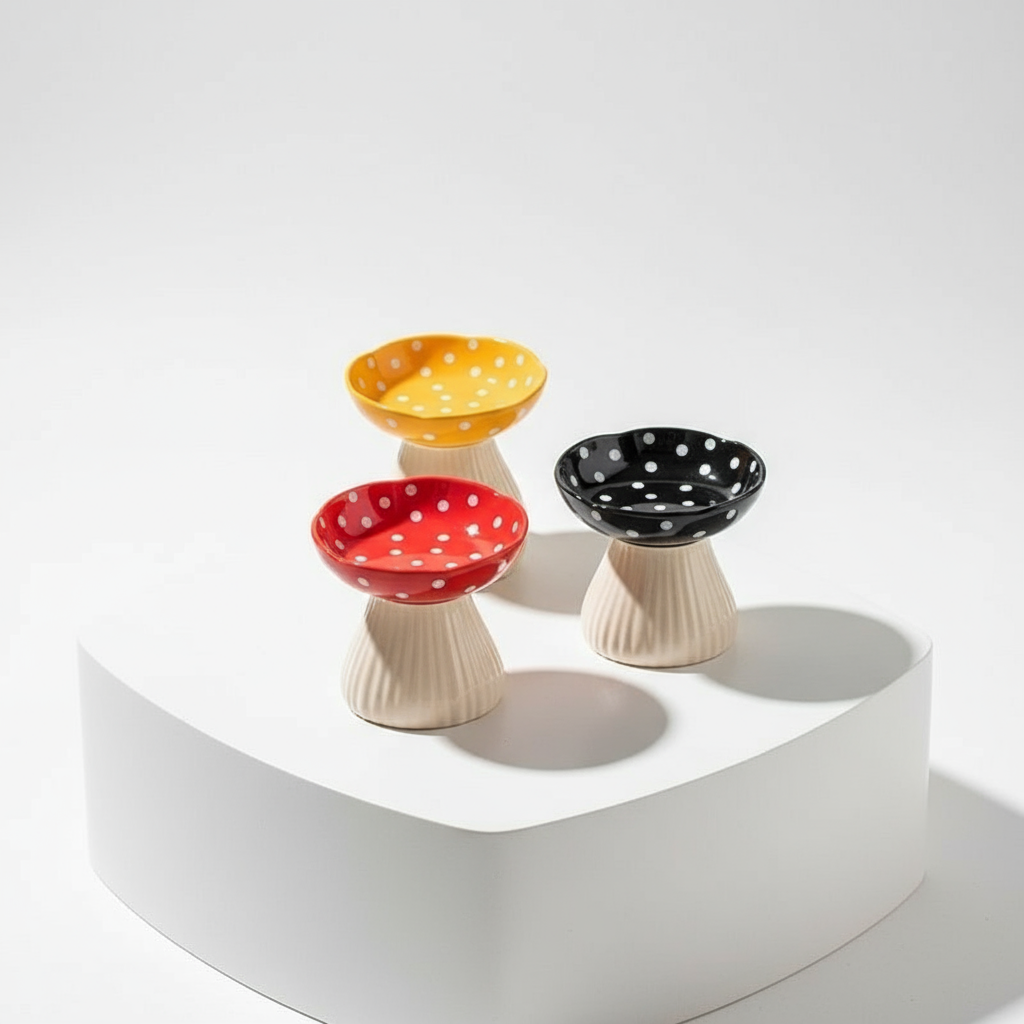 Mushroom Pet Feeding Bowl