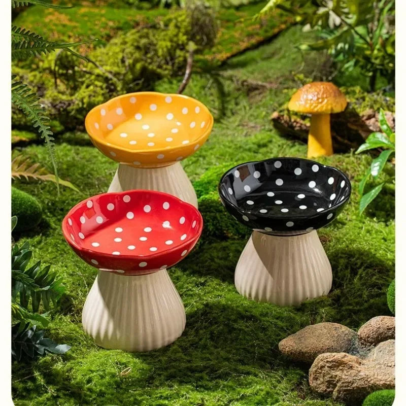 Mushroom Pet Feeding Bowl