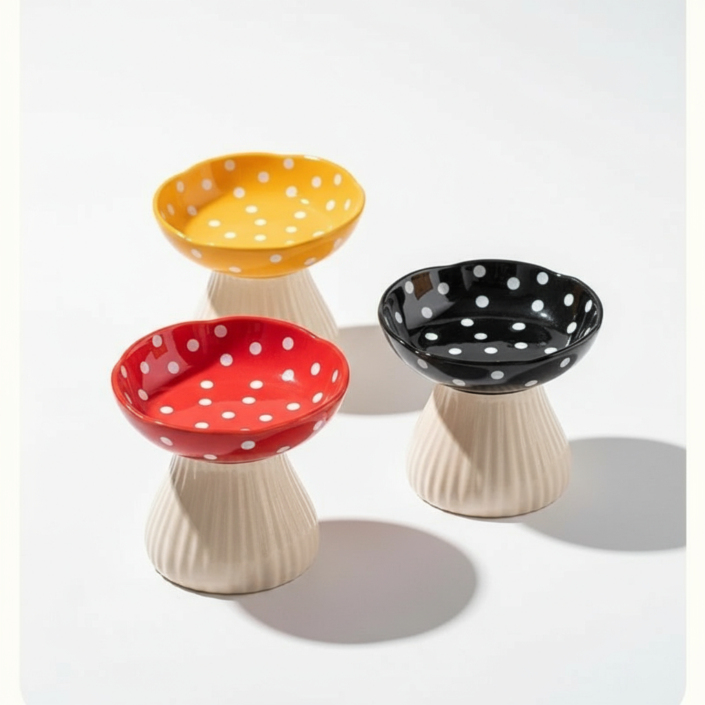 Mushroom Pet Feeding Bowl