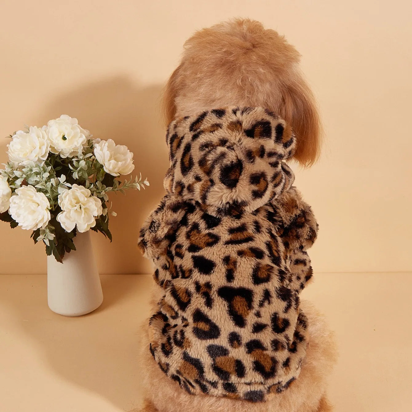 Leopard Print Dog Hoodie