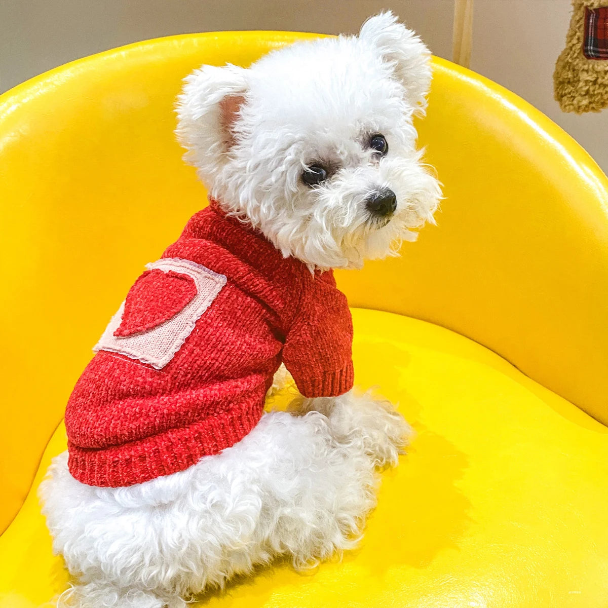 Heart Red Pullover Sweater
