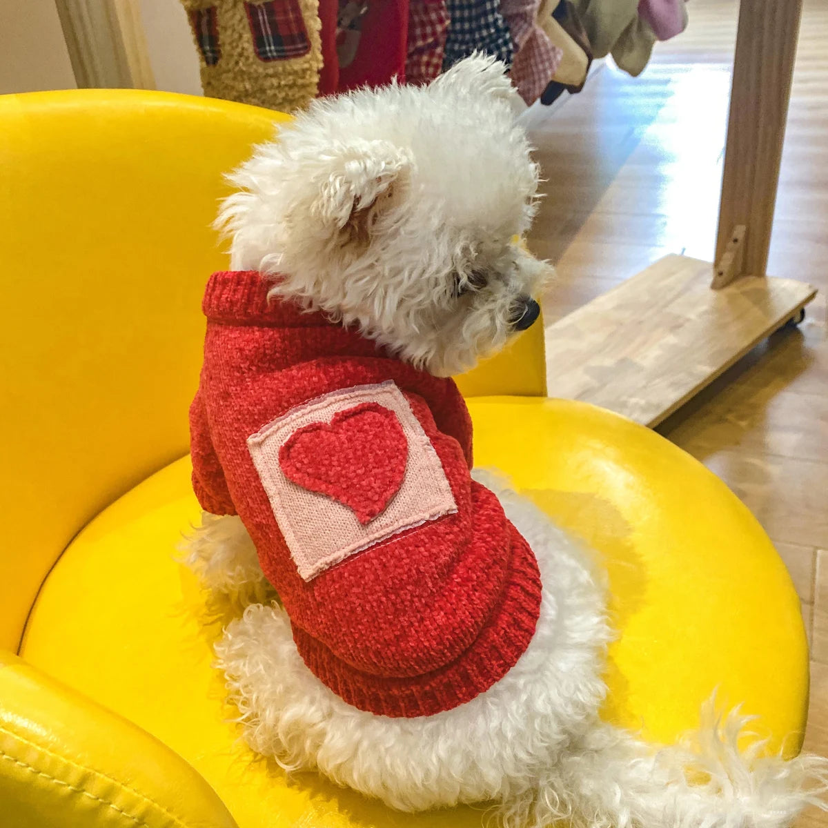 Heart Red Pullover Sweater