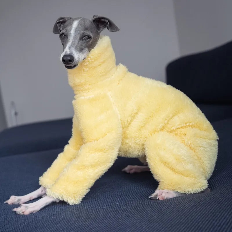 Soft High Collar Dog Full Body Coat