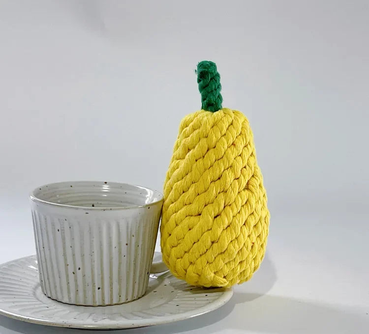 Cotton Rope Fruit Toys