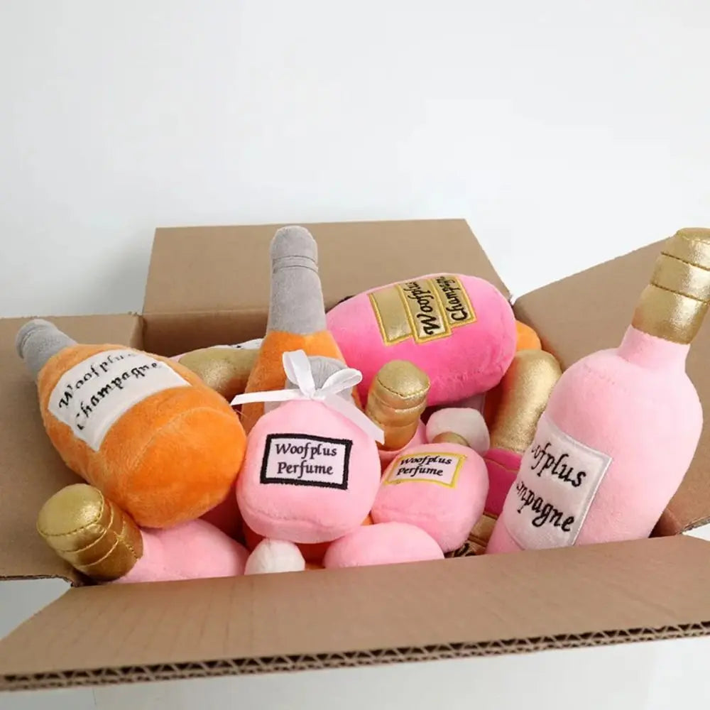 WoofFizz Champagne Plush Toy