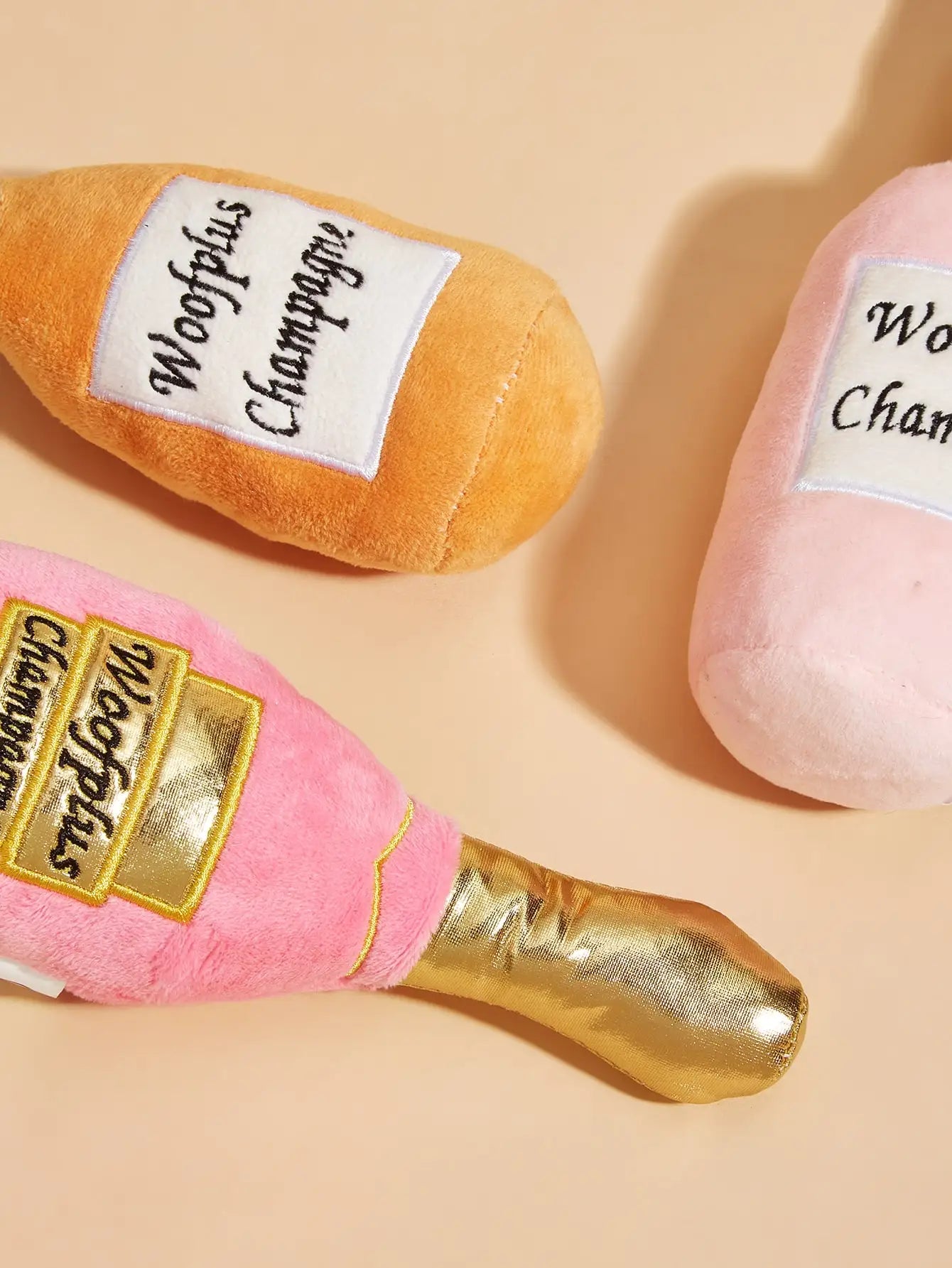WoofFizz Champagne Plush Toy