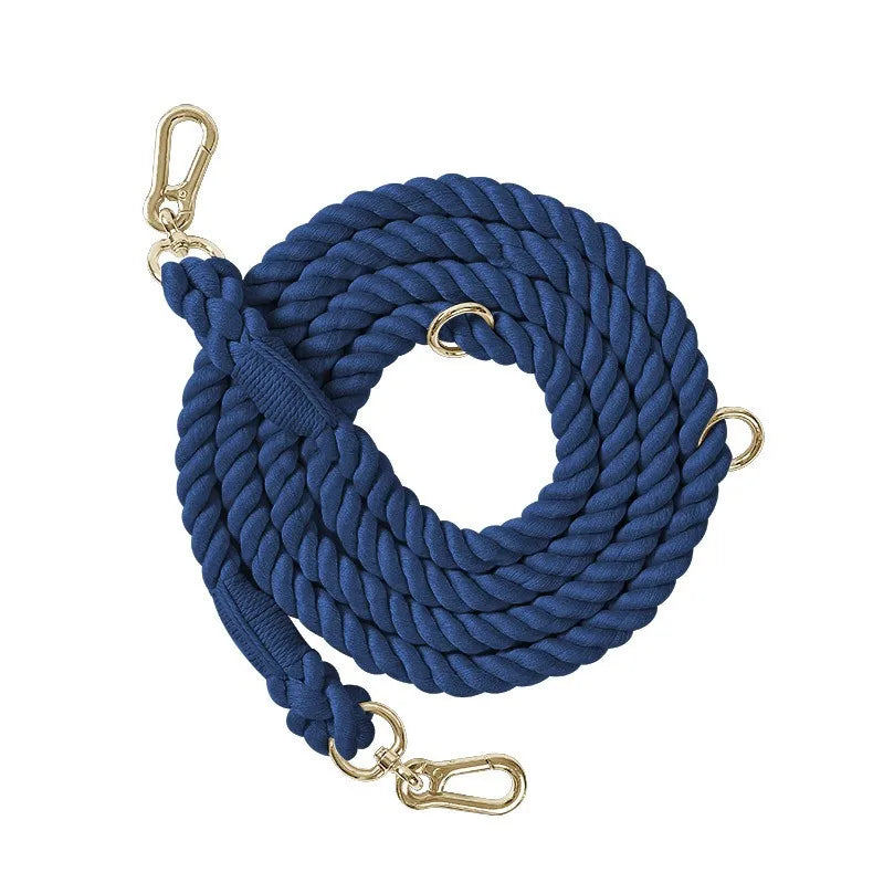 Handmade Rainbow Rope Leash