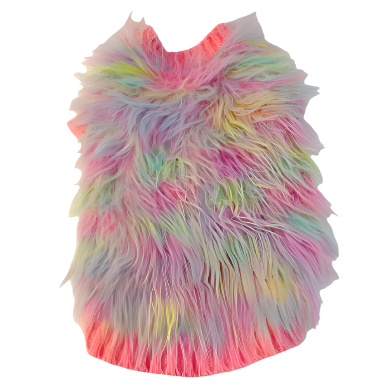 Rainbow Fluffy Sweater