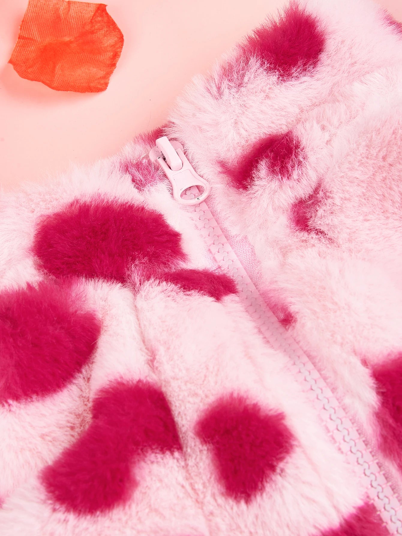 Super Soft Heart Print Jacket