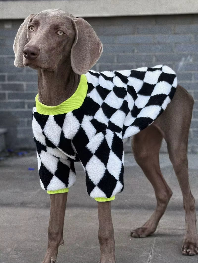 The Neon Diamond Fuzz Sweater