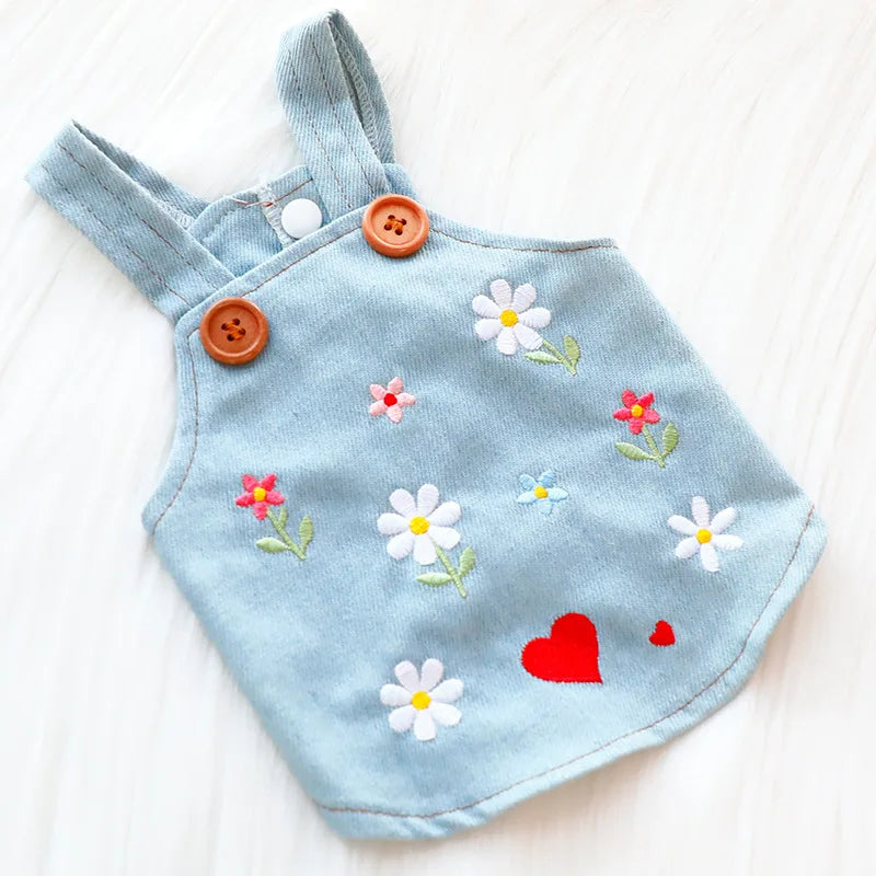 The Denim Blossom Dress