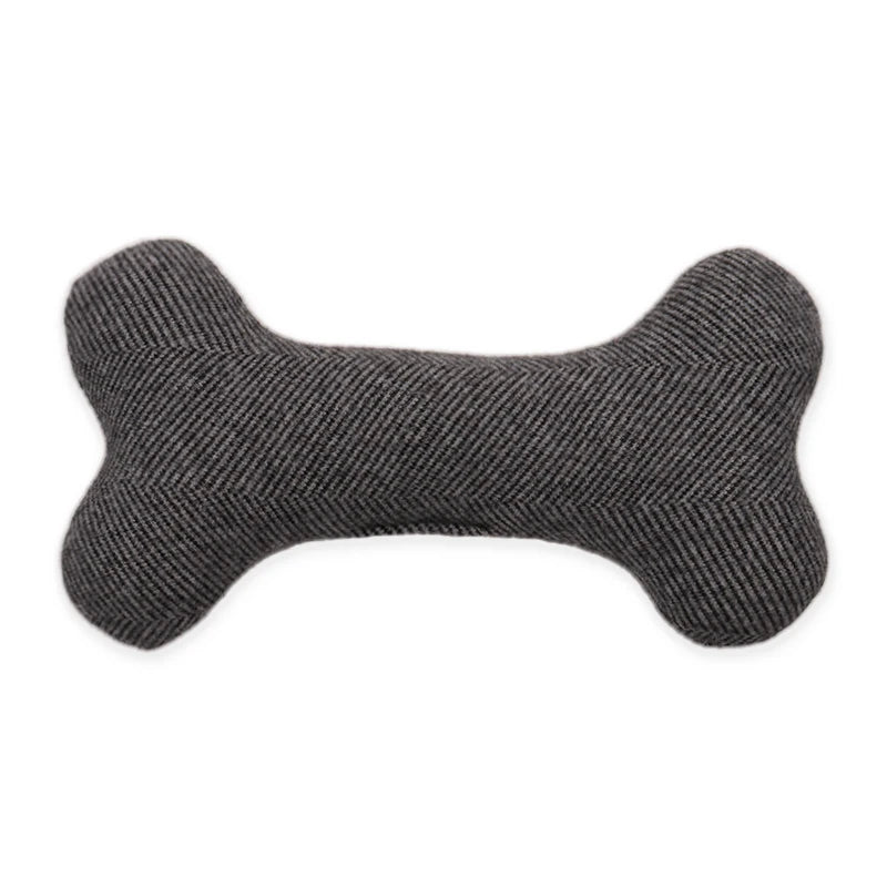 Plush Squeaky Bone Toy