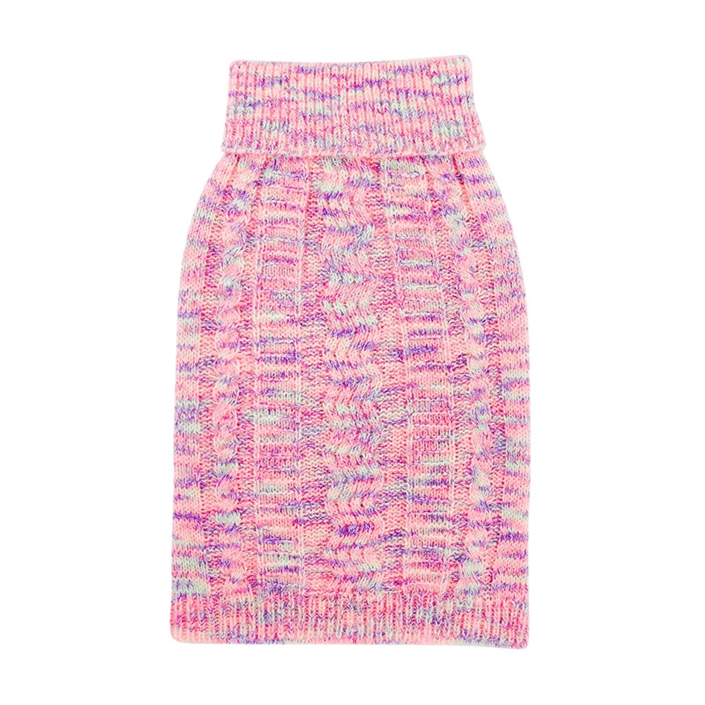 Cozy Cable Pup Sweater