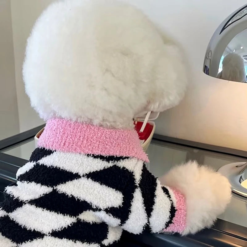 The Pink Diamond Collar Sweater