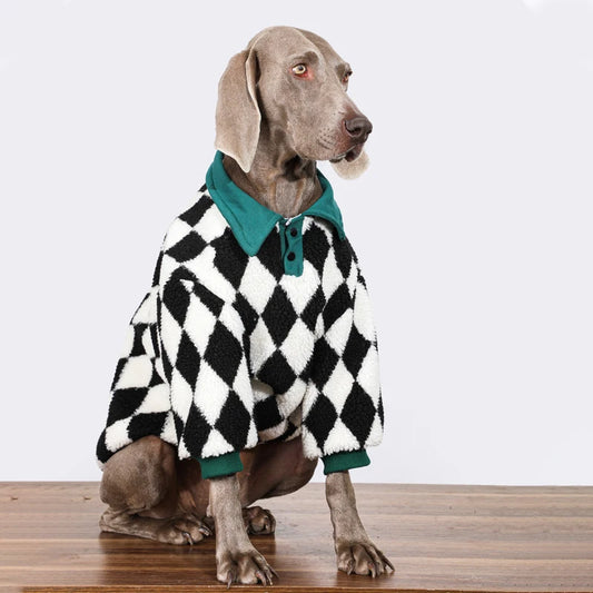 The Argyle Fuzz Sweater