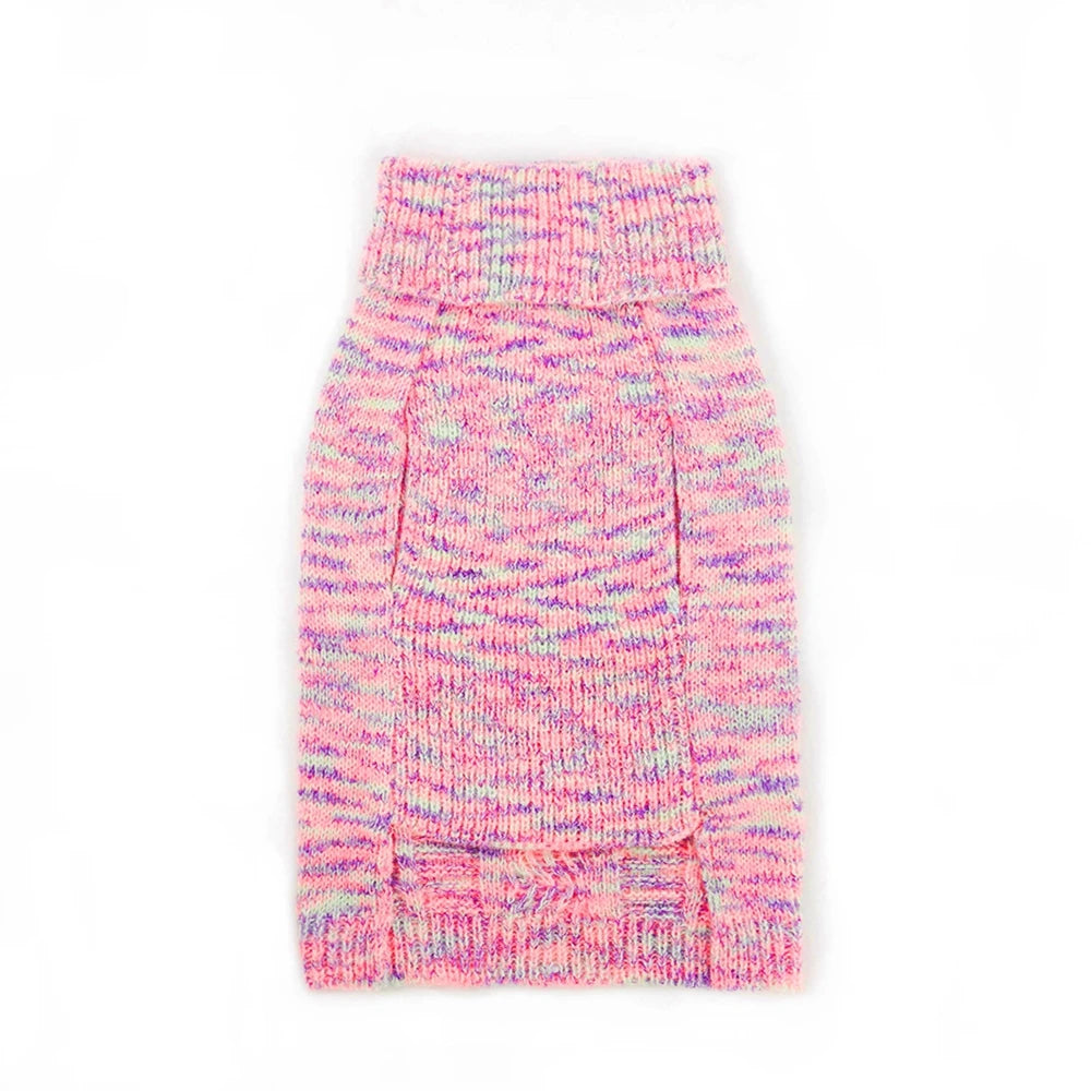 Cozy Cable Pup Sweater