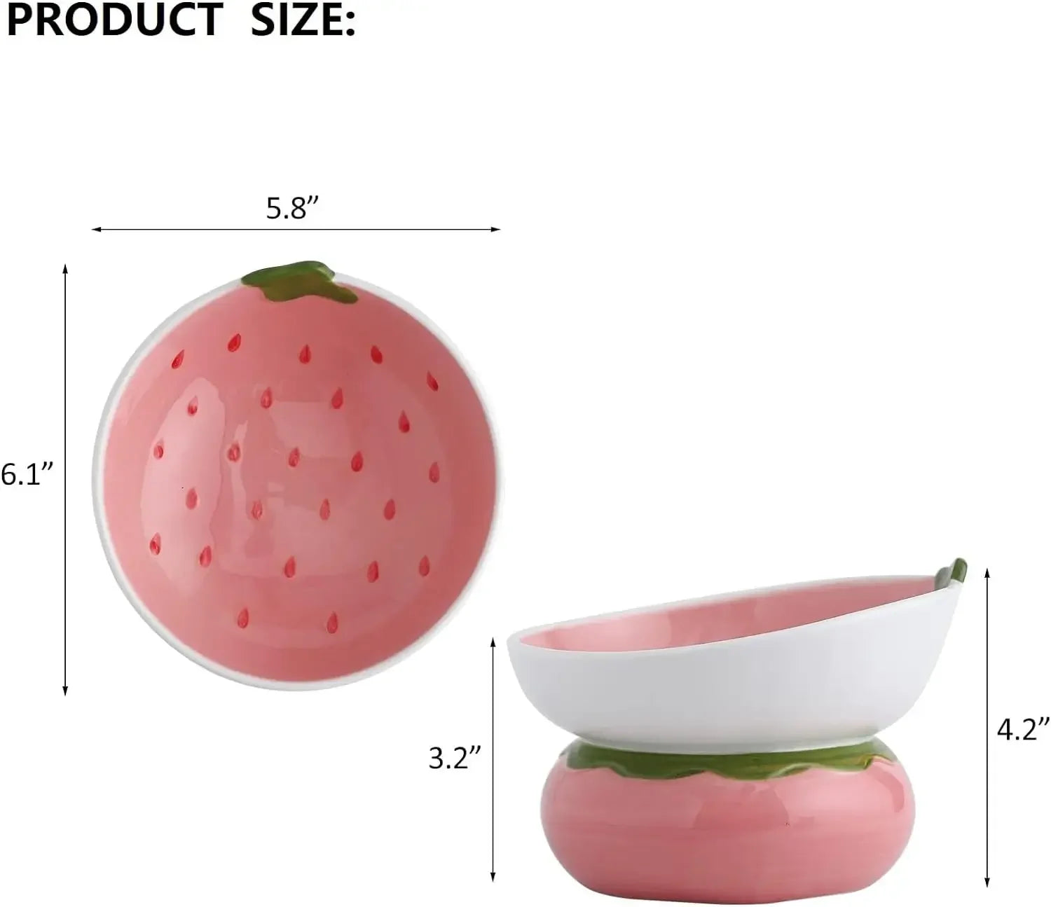 Ceramic Elevated Fruit Bowl